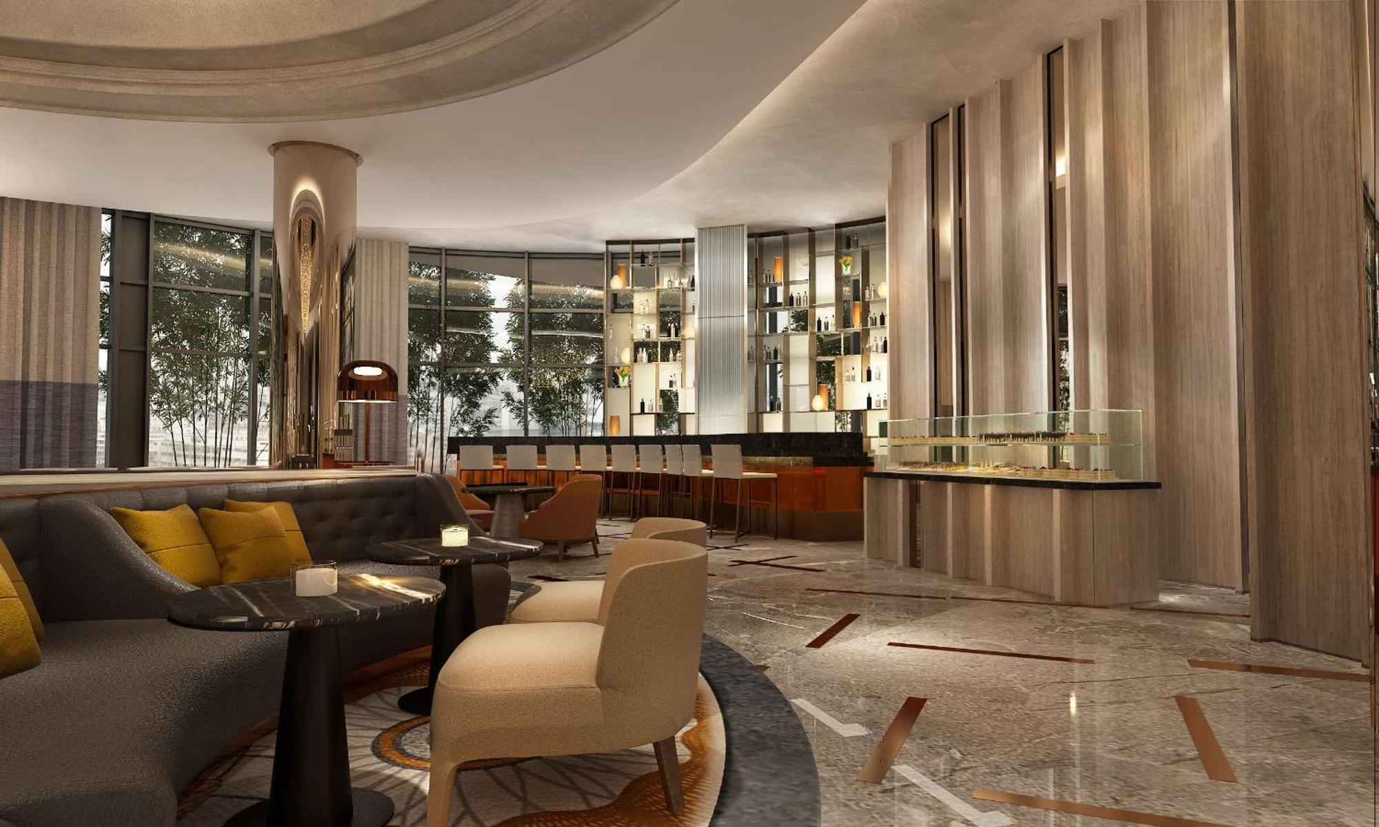 伊斯坦布尔希尔顿购物中心酒店 外观 照片 The lobby of the hotel