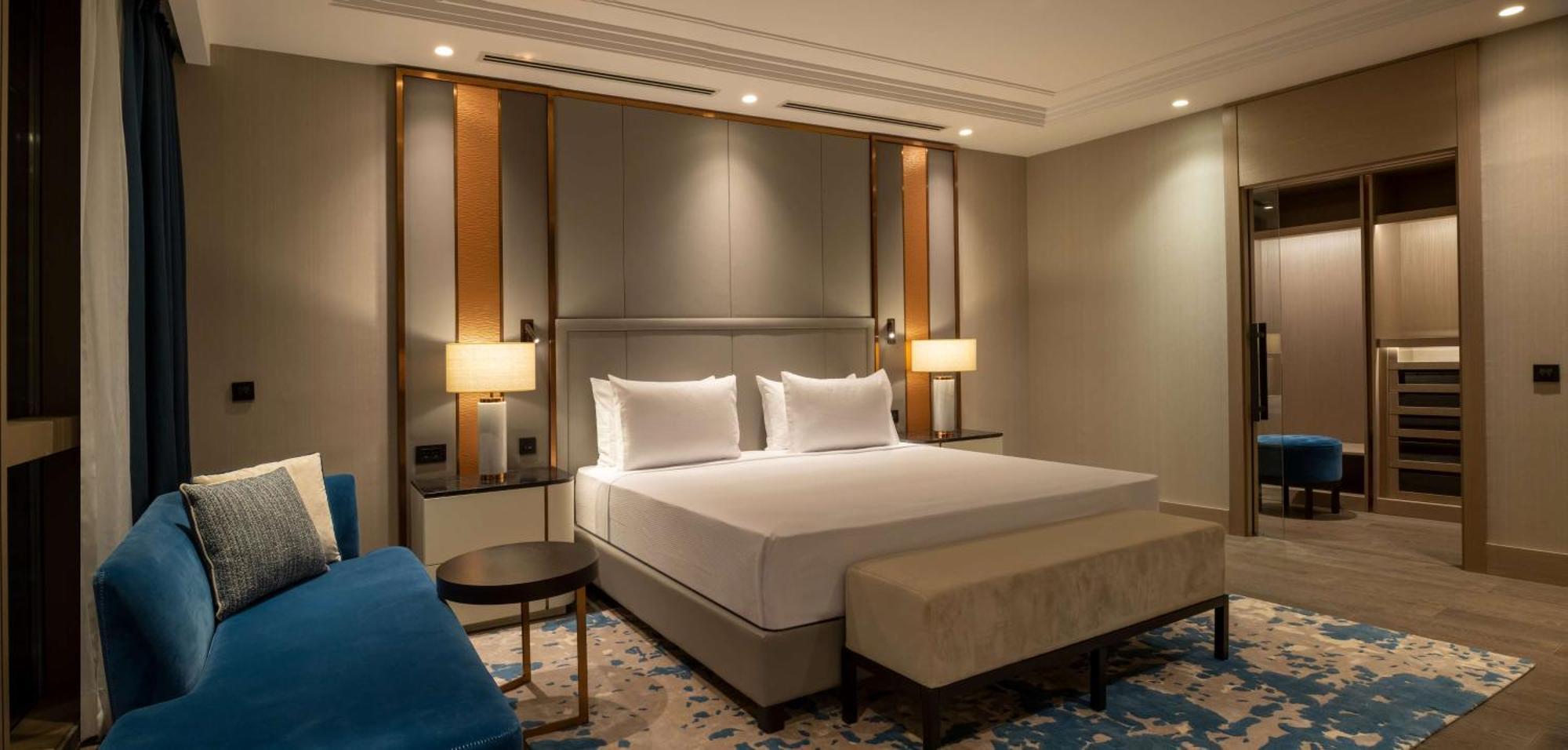伊斯坦布尔希尔顿购物中心酒店 外观 照片 A bedroom at the hotel
