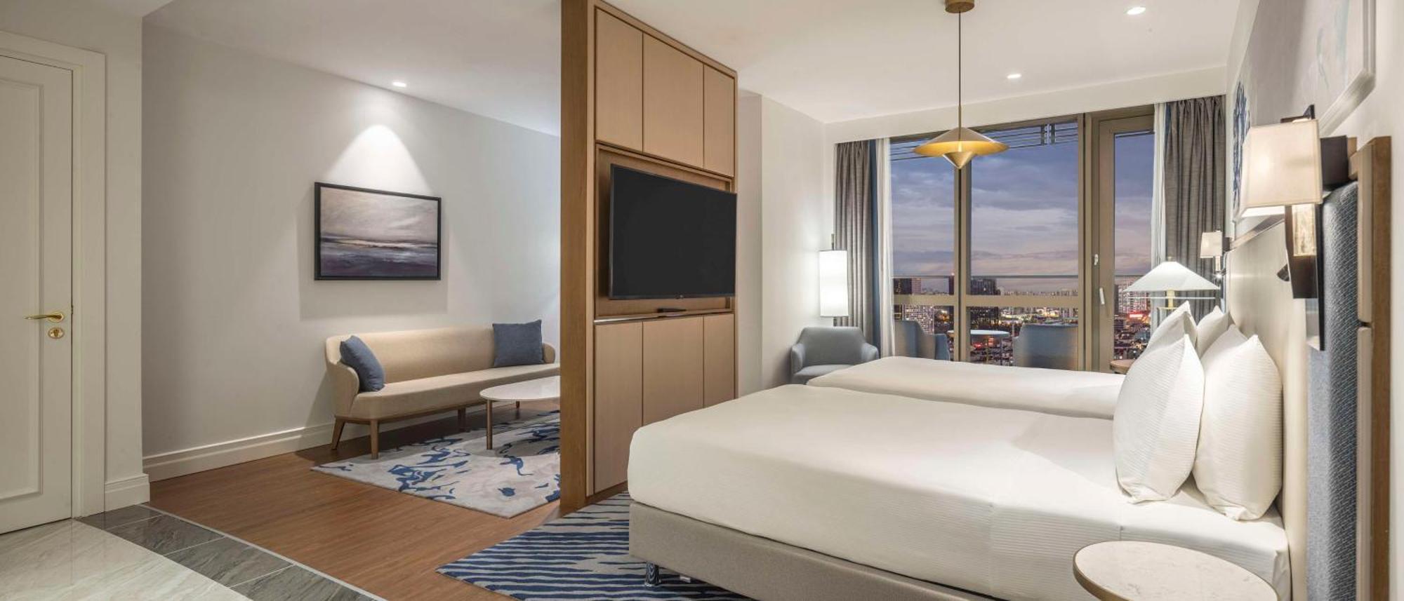 伊斯坦布尔希尔顿购物中心酒店 外观 照片 A guest room at the hotel